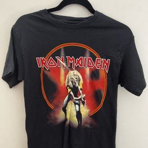 1981 IRON MAIDEN ULTRA RARE VINTAGE “MAIDEN JAPAN” TEE BLACK